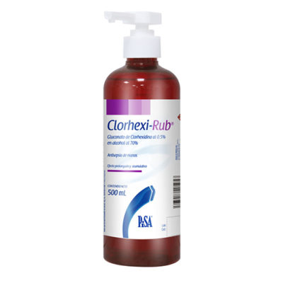 CLORHEXI-RUB 0.5 % C/500ML