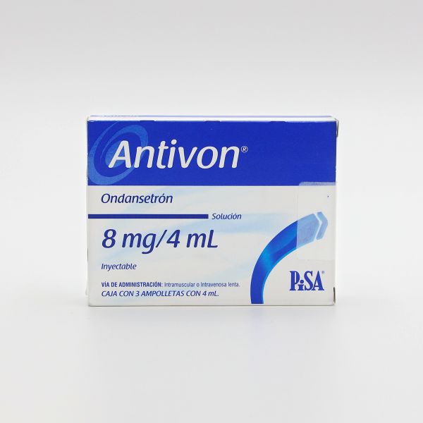 ANTIVON 8MG/4ML C/3AMP SI AVC2
