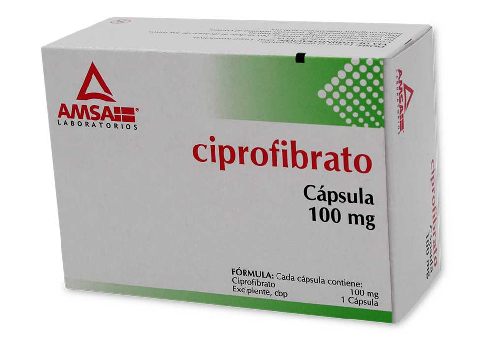 CIPROFIBRATO 30 CAP 100MG  AMSA