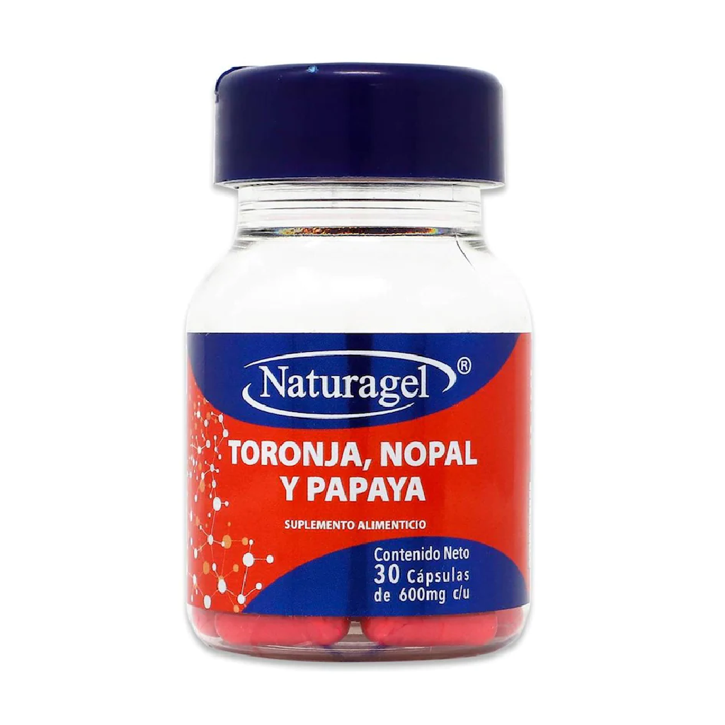 TORONJA NOPAL PAPAYA FCO 30 CAP  NATURAGEL