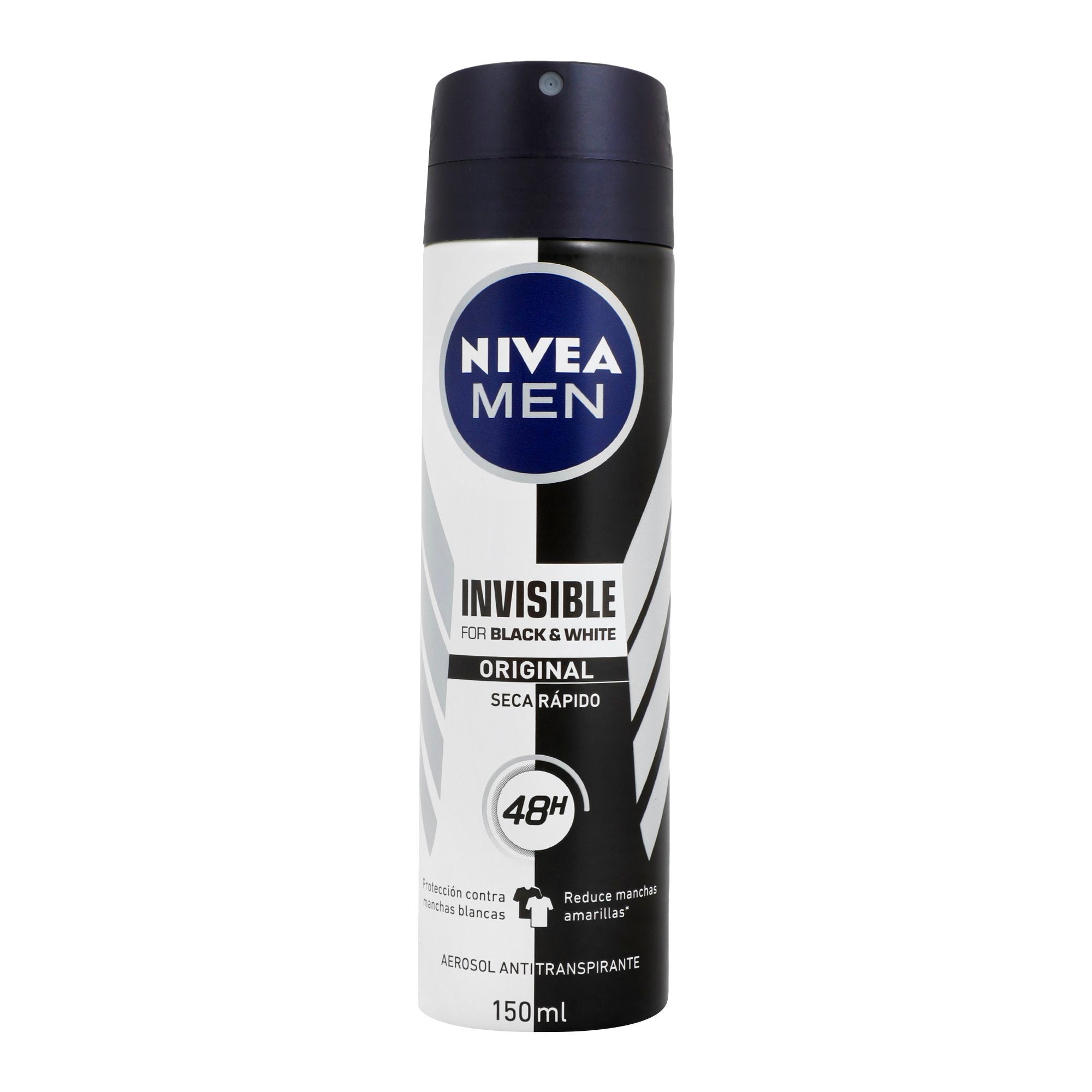 NIVEA DEO SPRY H INVISI  BLACK & WHITE 150ML