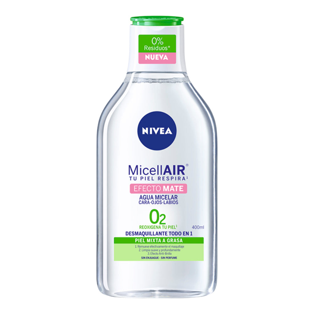 NIVEA AGUA MICELAR MATE 400ML