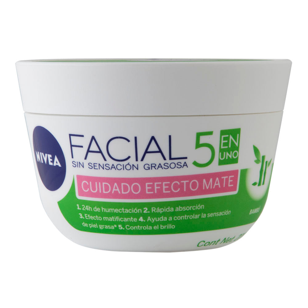 CRA NIVEA FAC 5EN1 EFEC MATE200ML