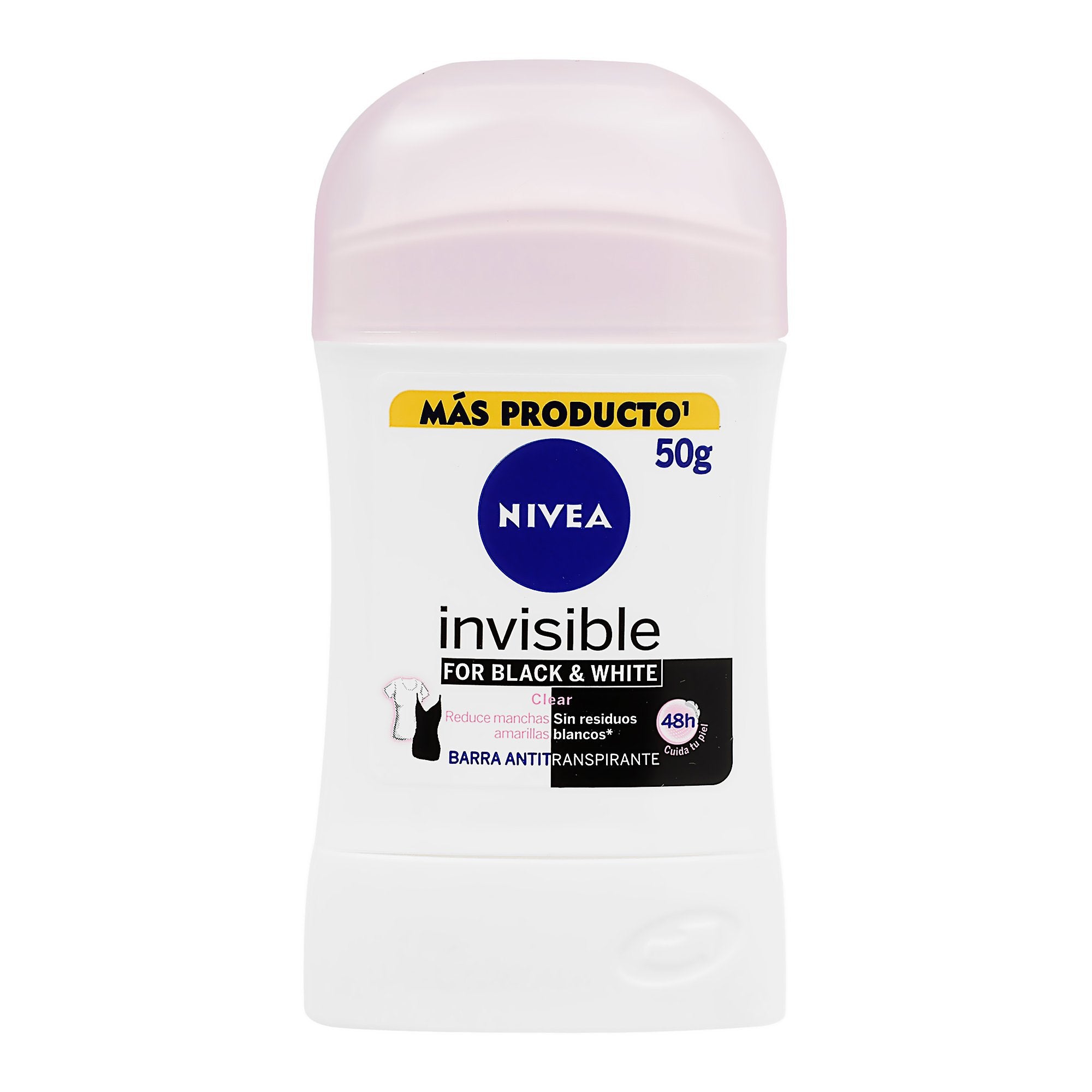 DESOD NIVEA INV CLEAR B&W STICK50G