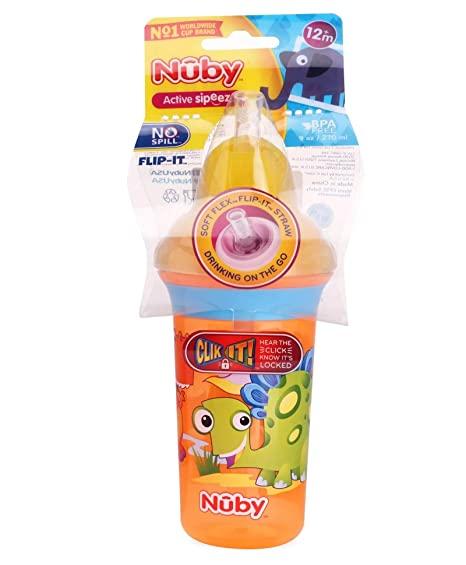 VASO NUBY SNACKNSIP ANTIDERRA 9OZ