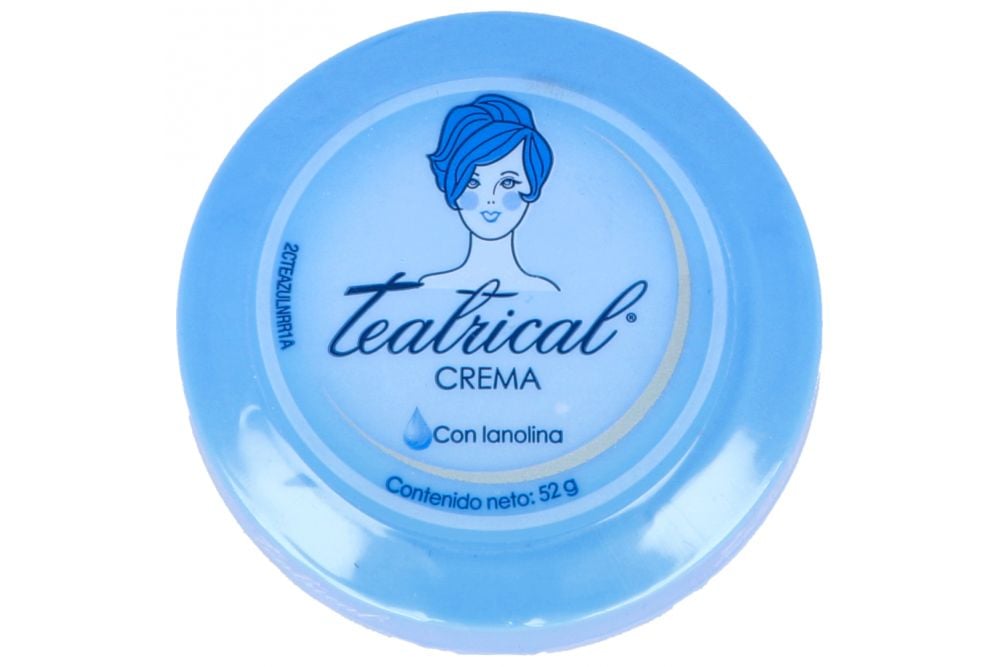 TEATRICAL CRA SOLIDA AZUL 54G