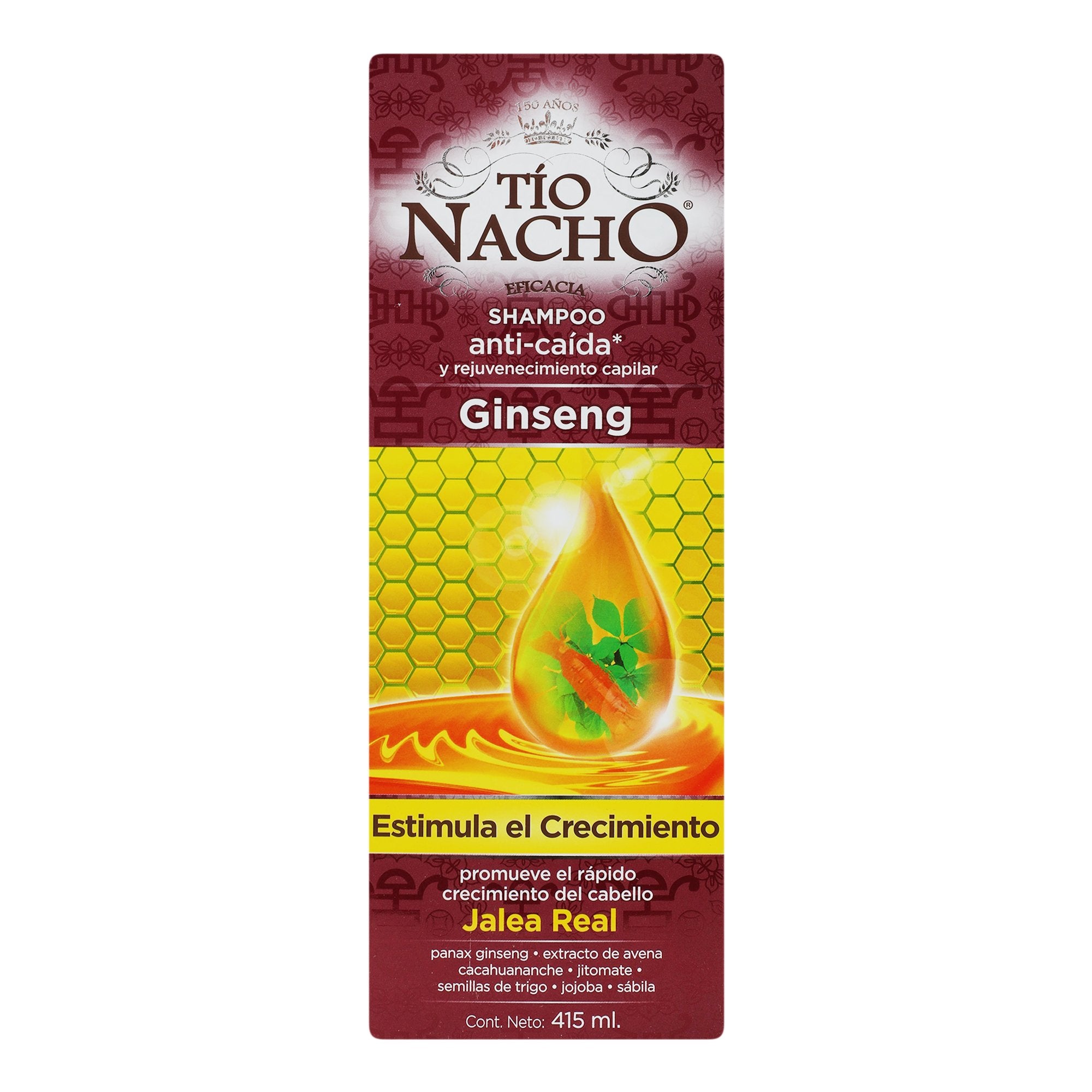 TIO NACHO SH CAIDA GINSE 415ML