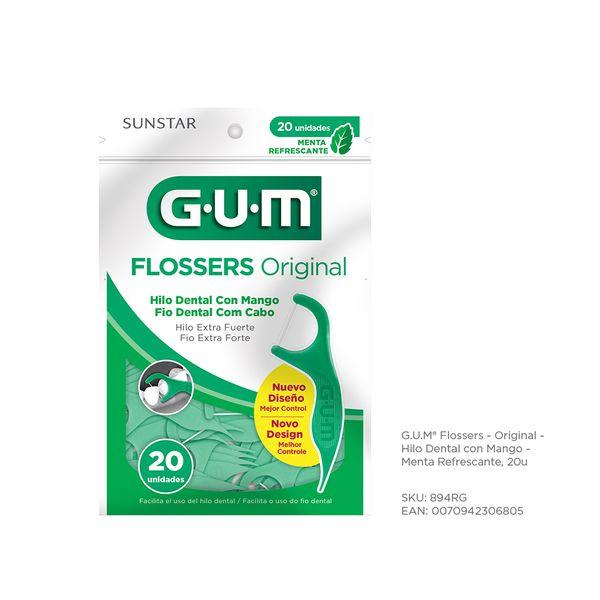 GUM PALILLOS C HILO ORIGINAL 20PZ