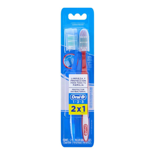 CEP DENT ORAL-B 1-2-3 35 MED 2X1 N