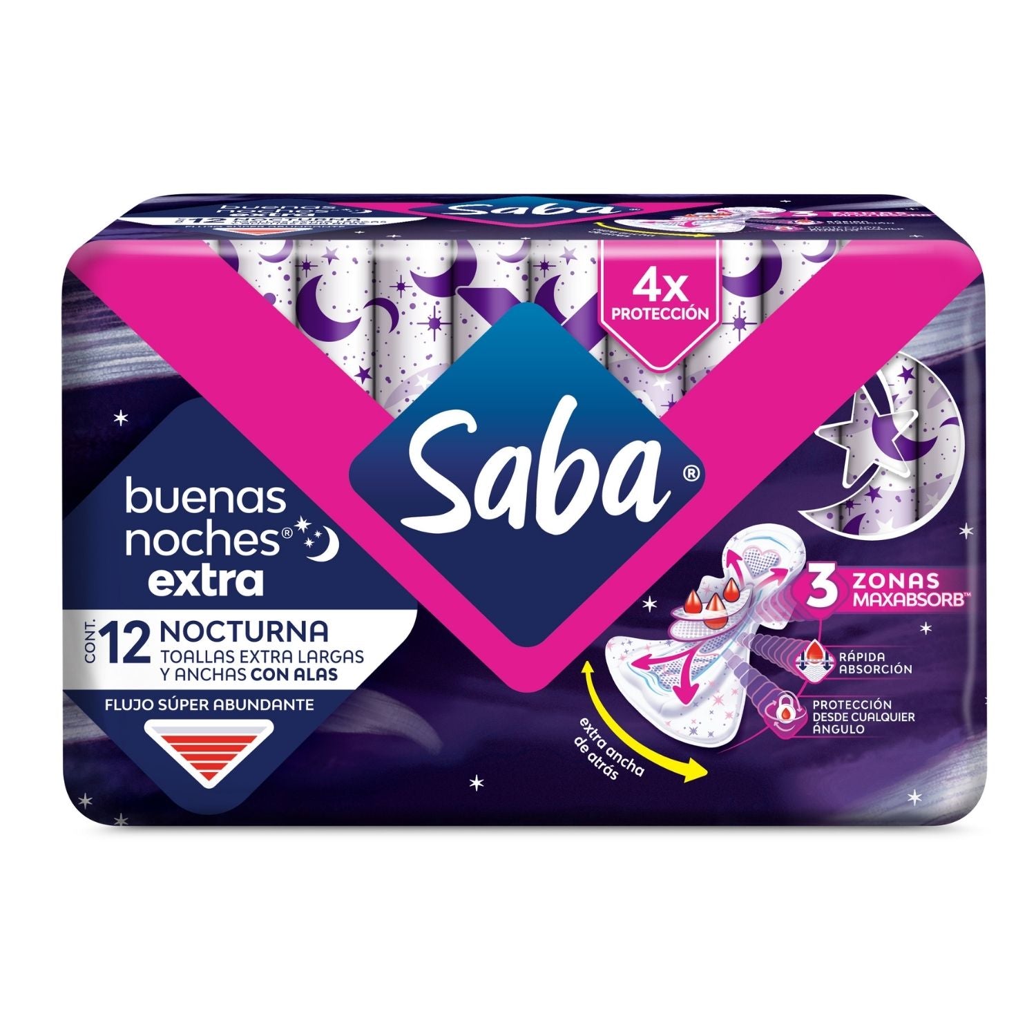 SABA TLLS NOCHE ALAS XLGA 12P