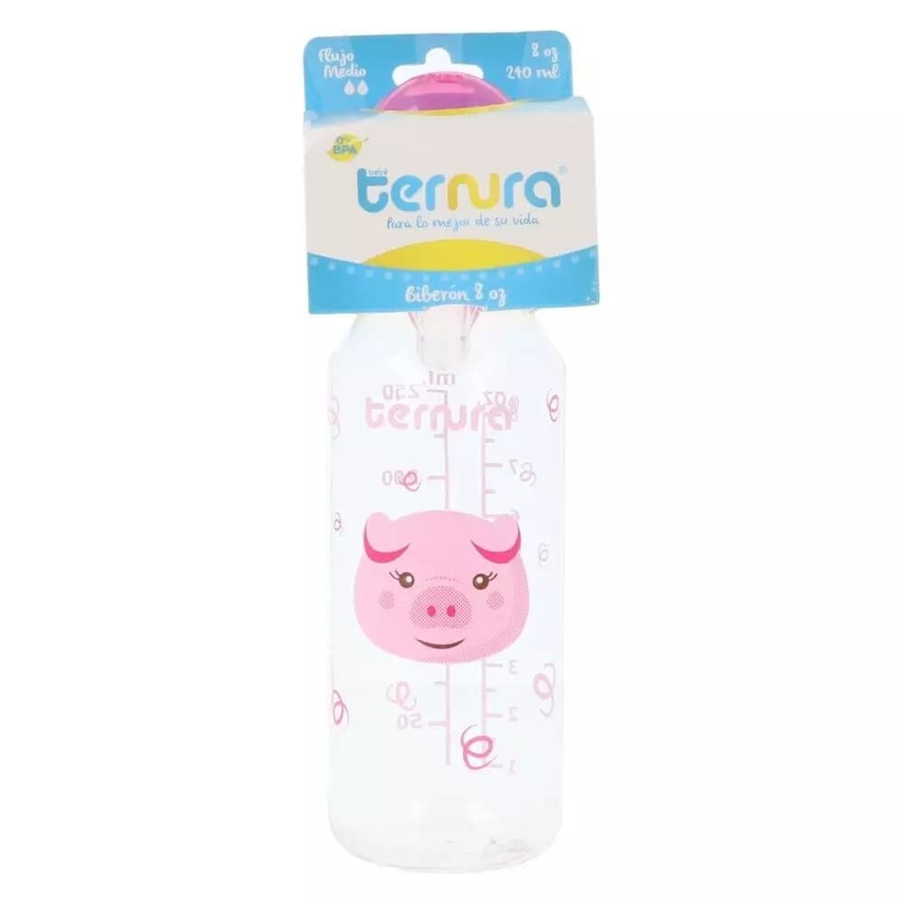 BIB TERNURA C/MAMILA CARITAS 8 OZ