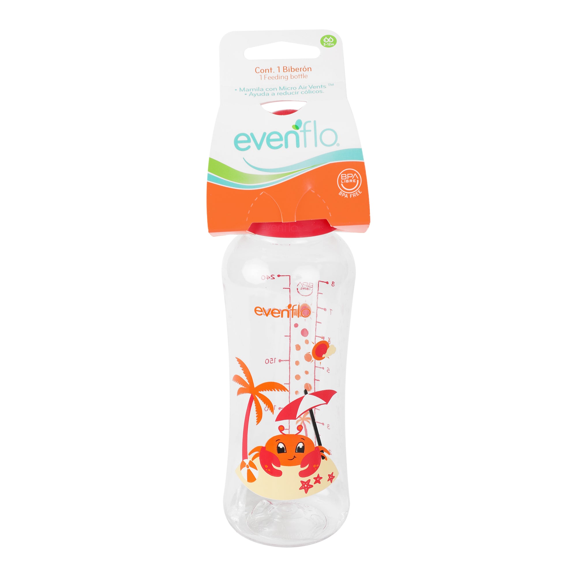 EVENFLO BIB ACUARIO 8OZ