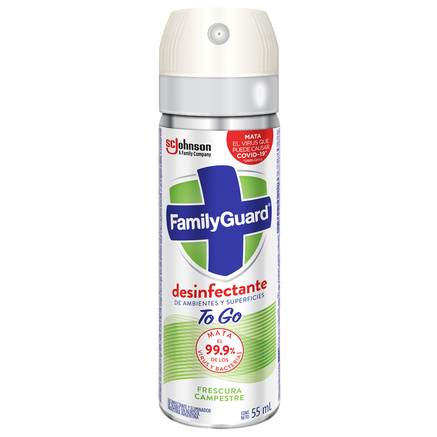 FAMILY GUARD DESINF SPRAY 55ML FRESC-CAMPE