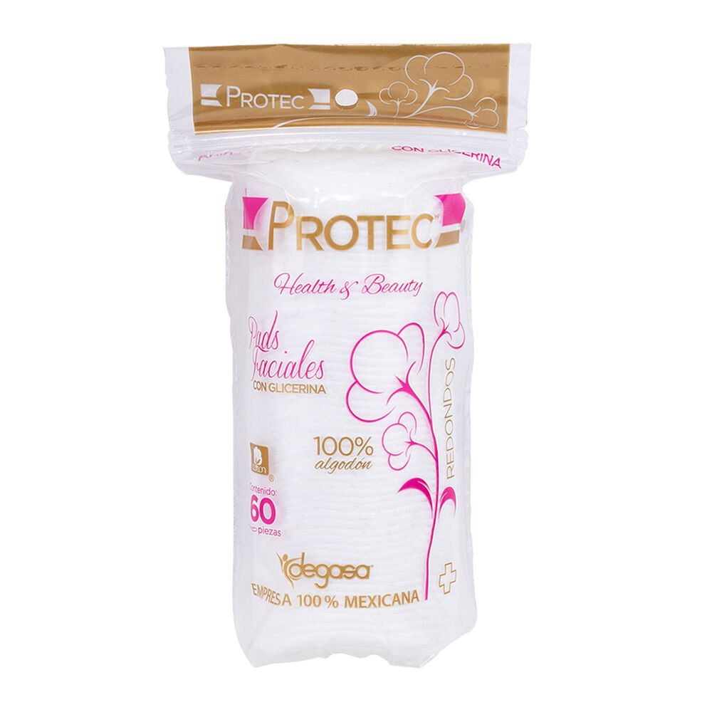 PROTEC PADS FACIAL REDONDO C60