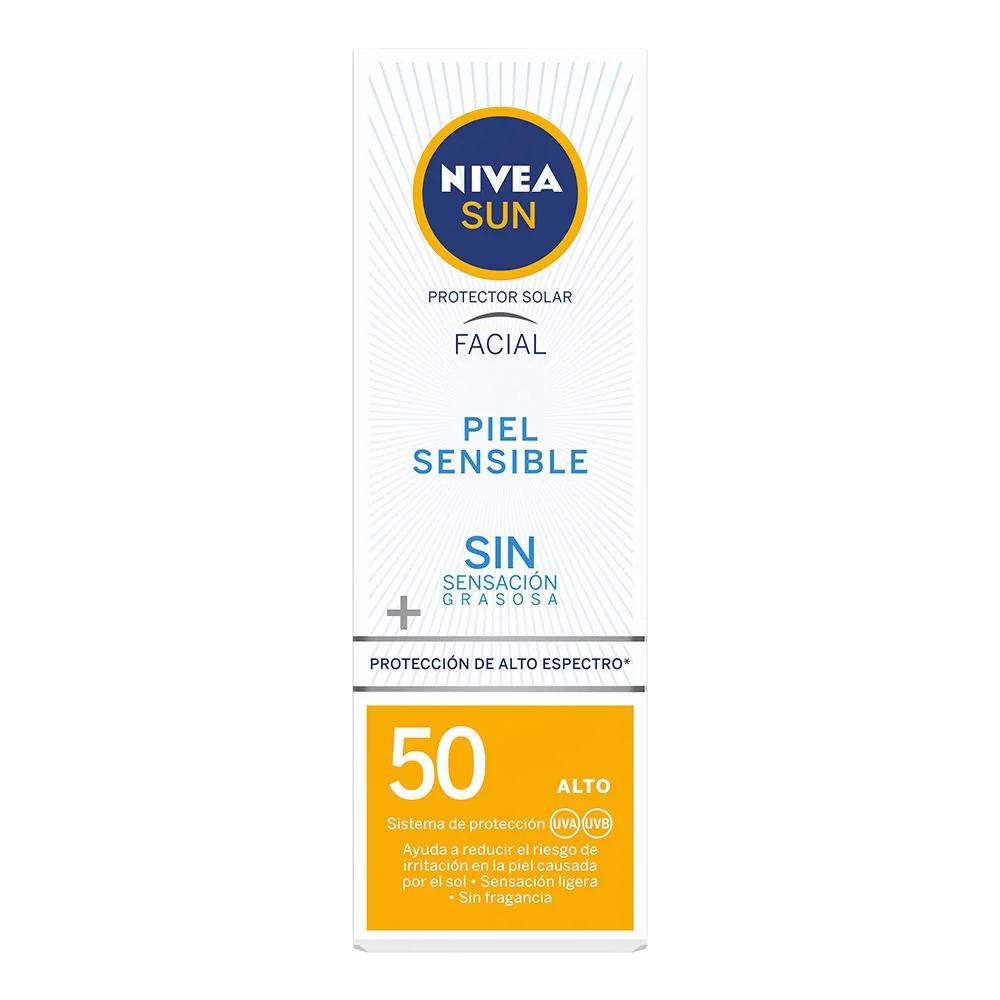 NIVEA SUN FACIAL PIEL SEN 50ML