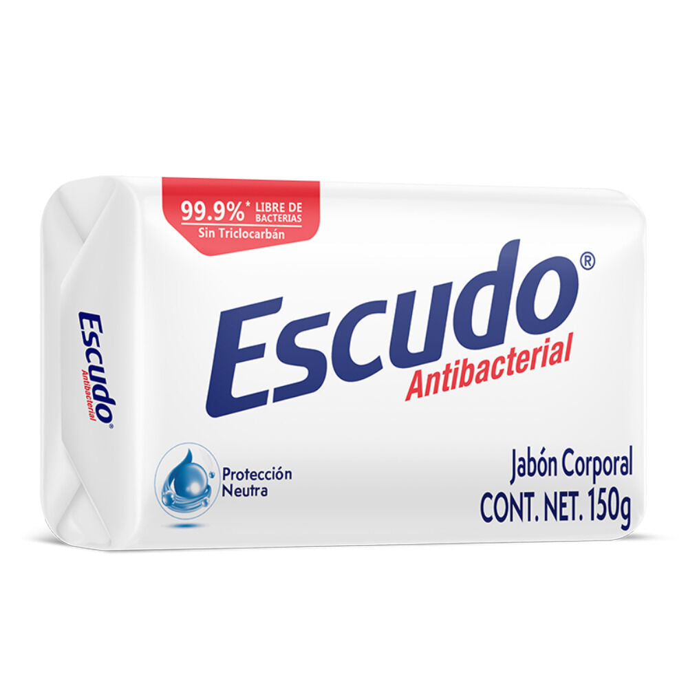 ESCUDO JBN ANTIBACTERIAL BLANCO 150G