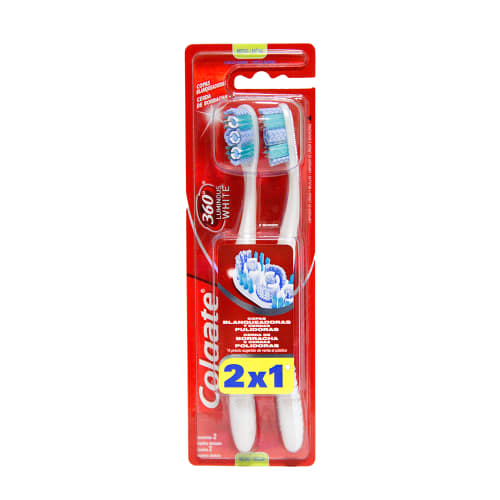 COLGATE CEP DENT 360 LUMIN MED C2