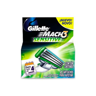 GILLETTE MACH 3 SENSITIVE CART C4