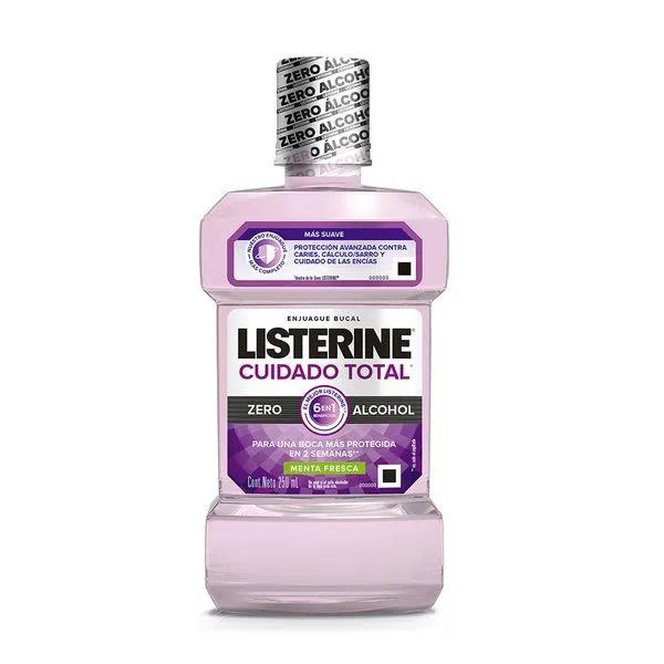 LISTERINE CUID TOTAL ZERO ENJ BUC 250ML