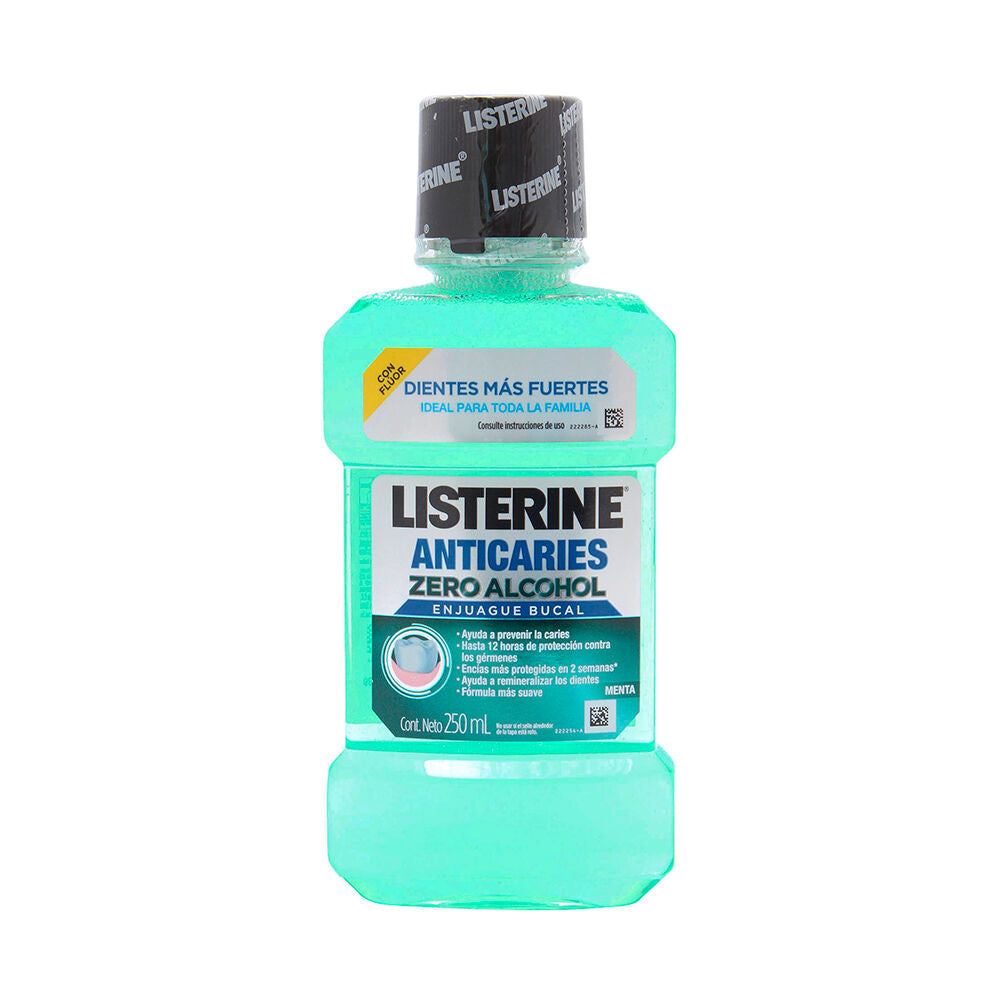 LISTERINE ANTI CAR ZERO ENJ BUC 250ML