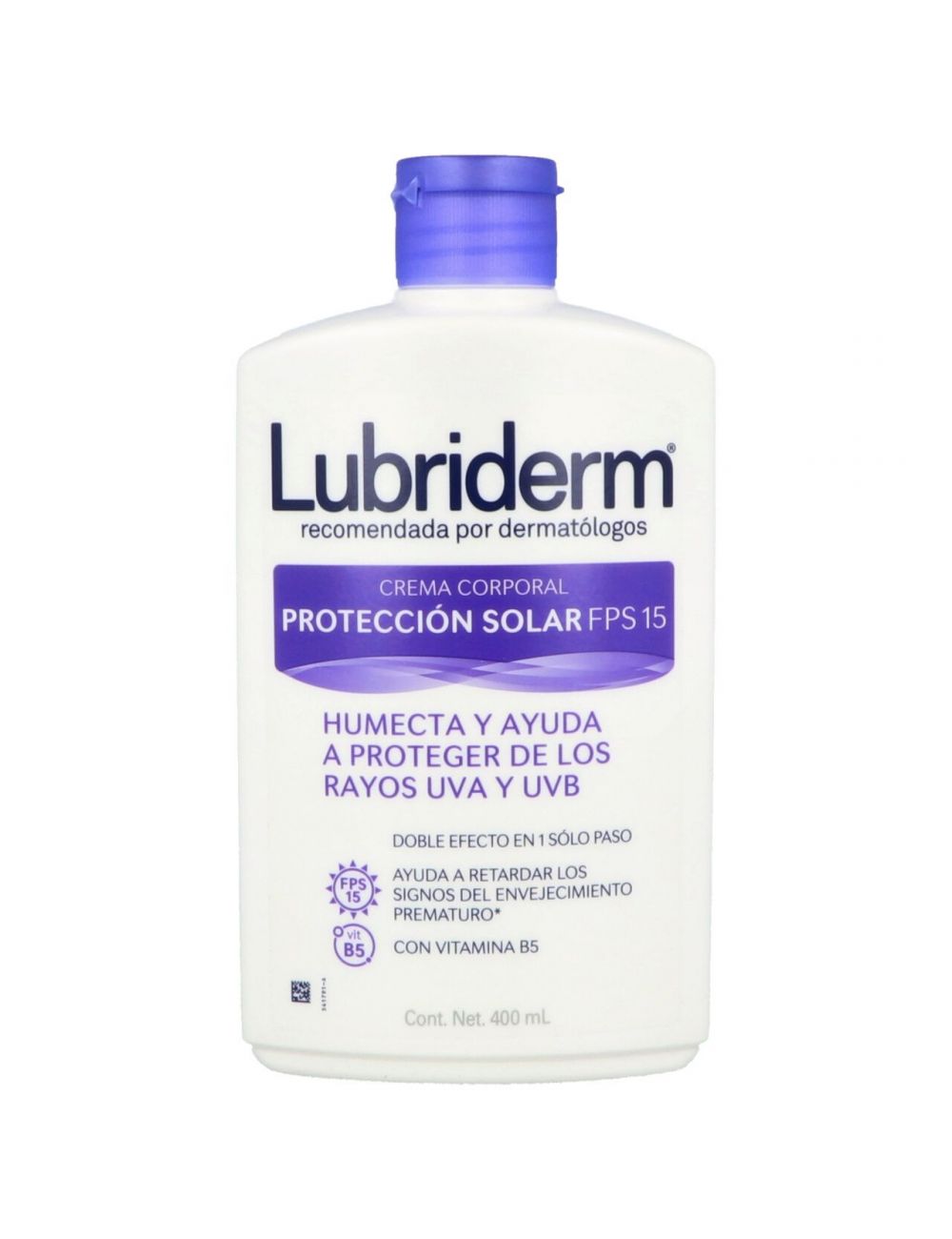 LUBRIDERM CRA 400ML UV FPS 15