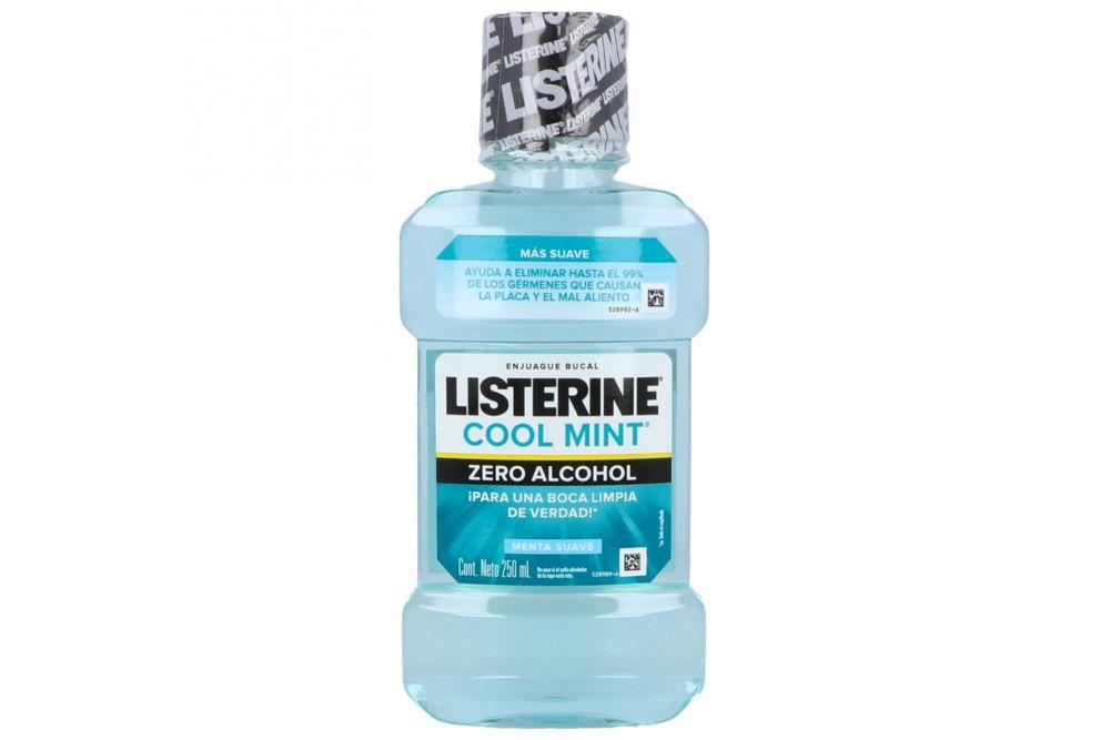 LISTERINE COOL MINT ZERO ENJ BUC 250ML