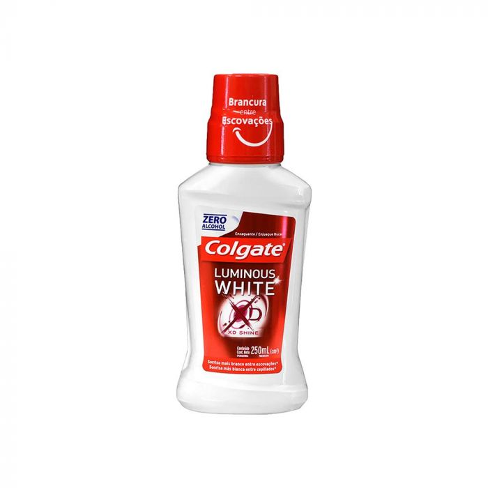 COLGATE PLAX LUMINOUS  WHIT ENJ BUC 250ML