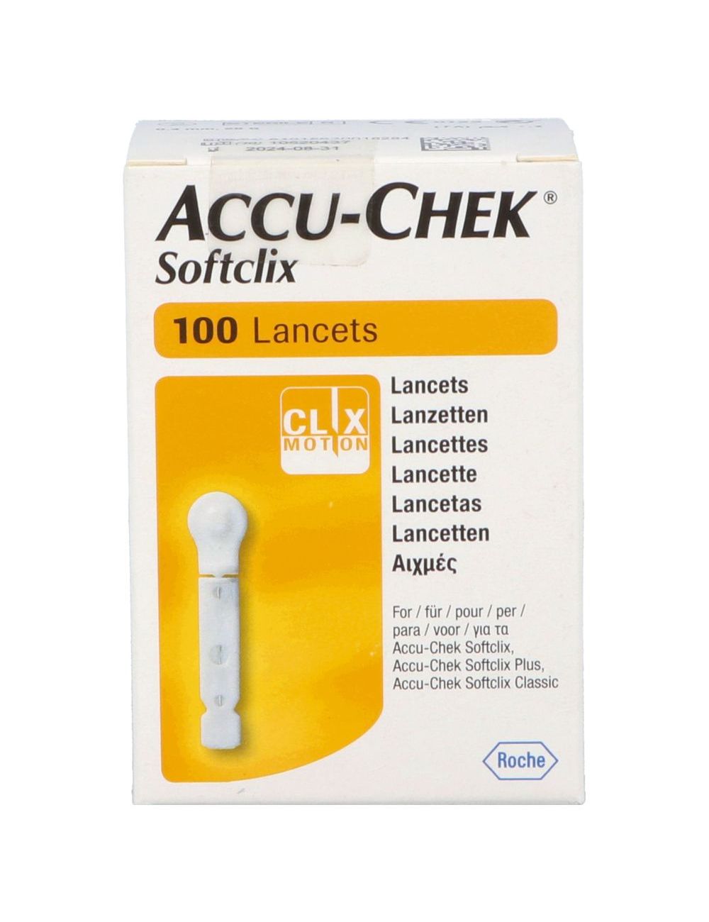 ACCUCHEK SOFTCLIX 100 LANCETAS