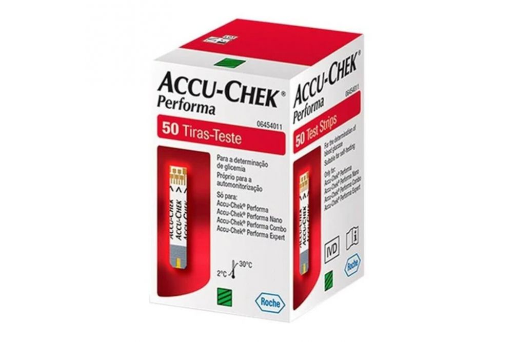 ACCU CHEK PERFORMA TIRAS REACT C50