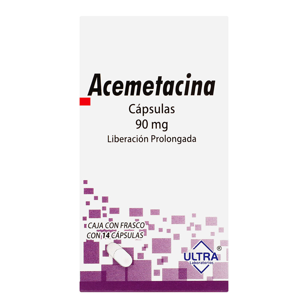 ACEMETACINA 14 CAP 90MG  ULTRA