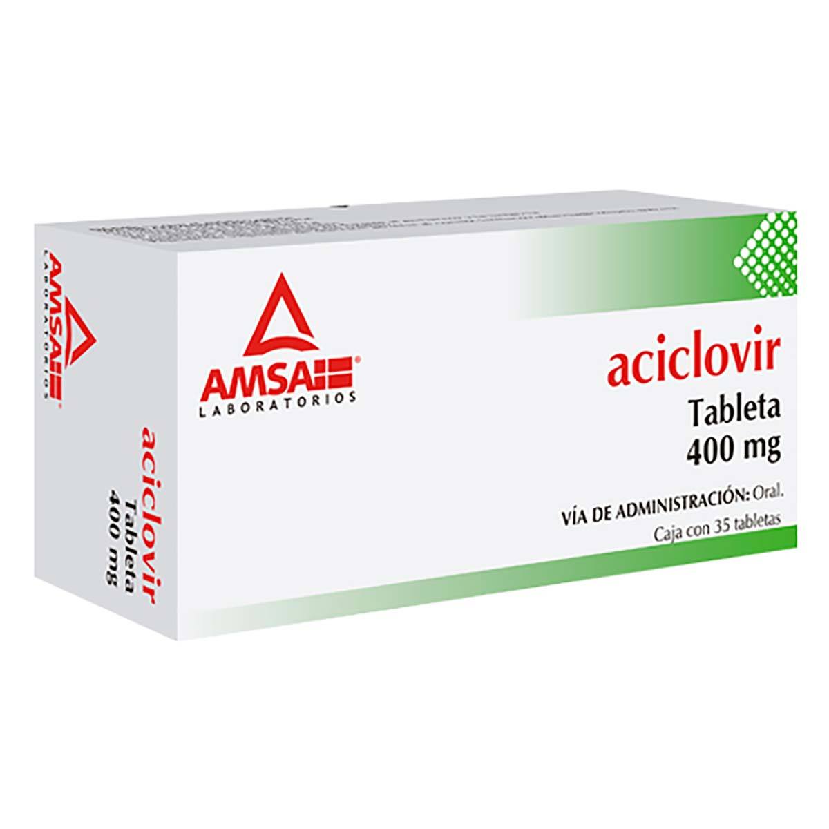 ACICLOVIR 35 TAB 400MG  AMSA