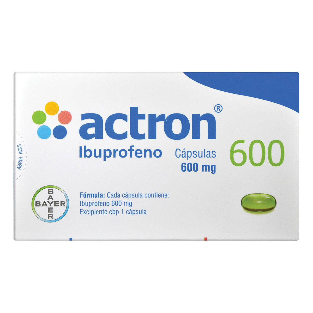 ACTRON 10 CAP 600MG