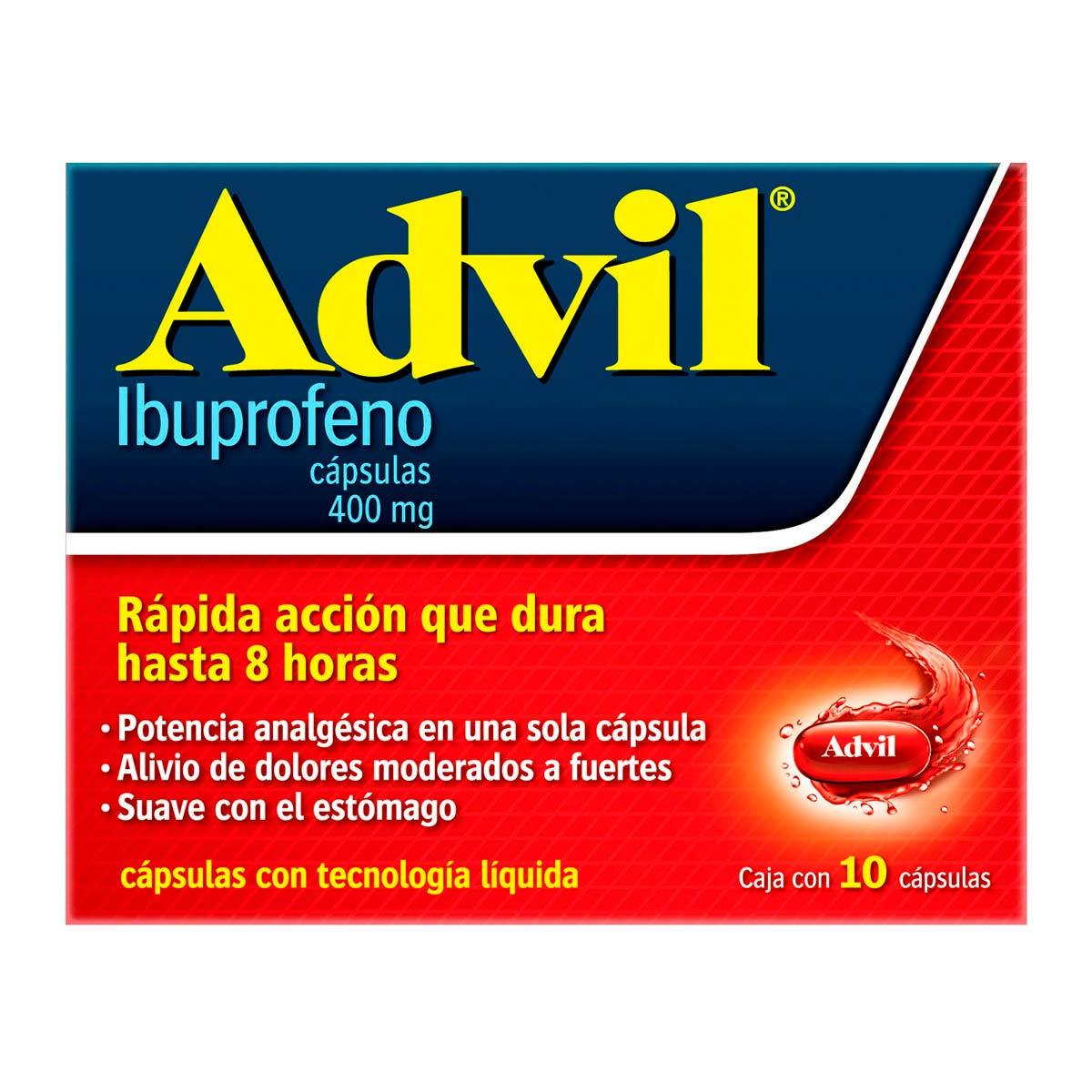 ADVIL MAX 10 CAP 400MG