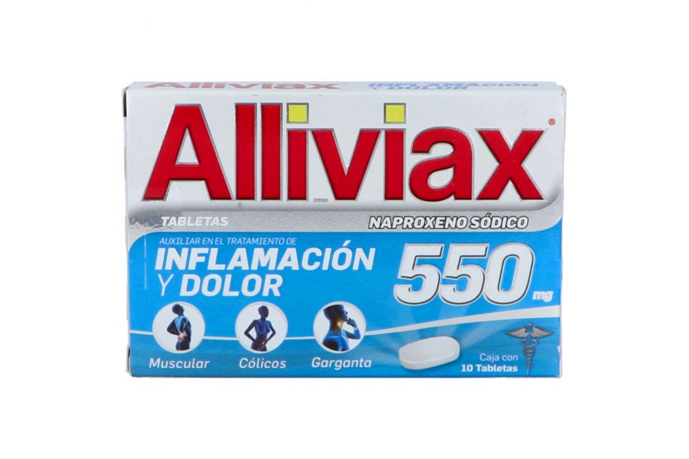 ALLIVIAX 10 TAB 550MG