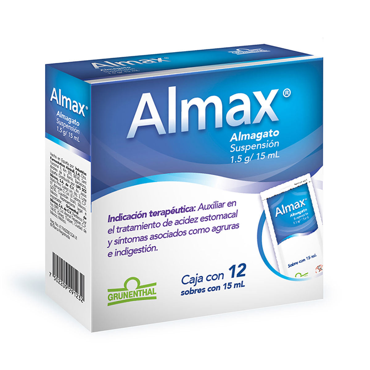 ALMAX 12 SOB SUSP 15ML