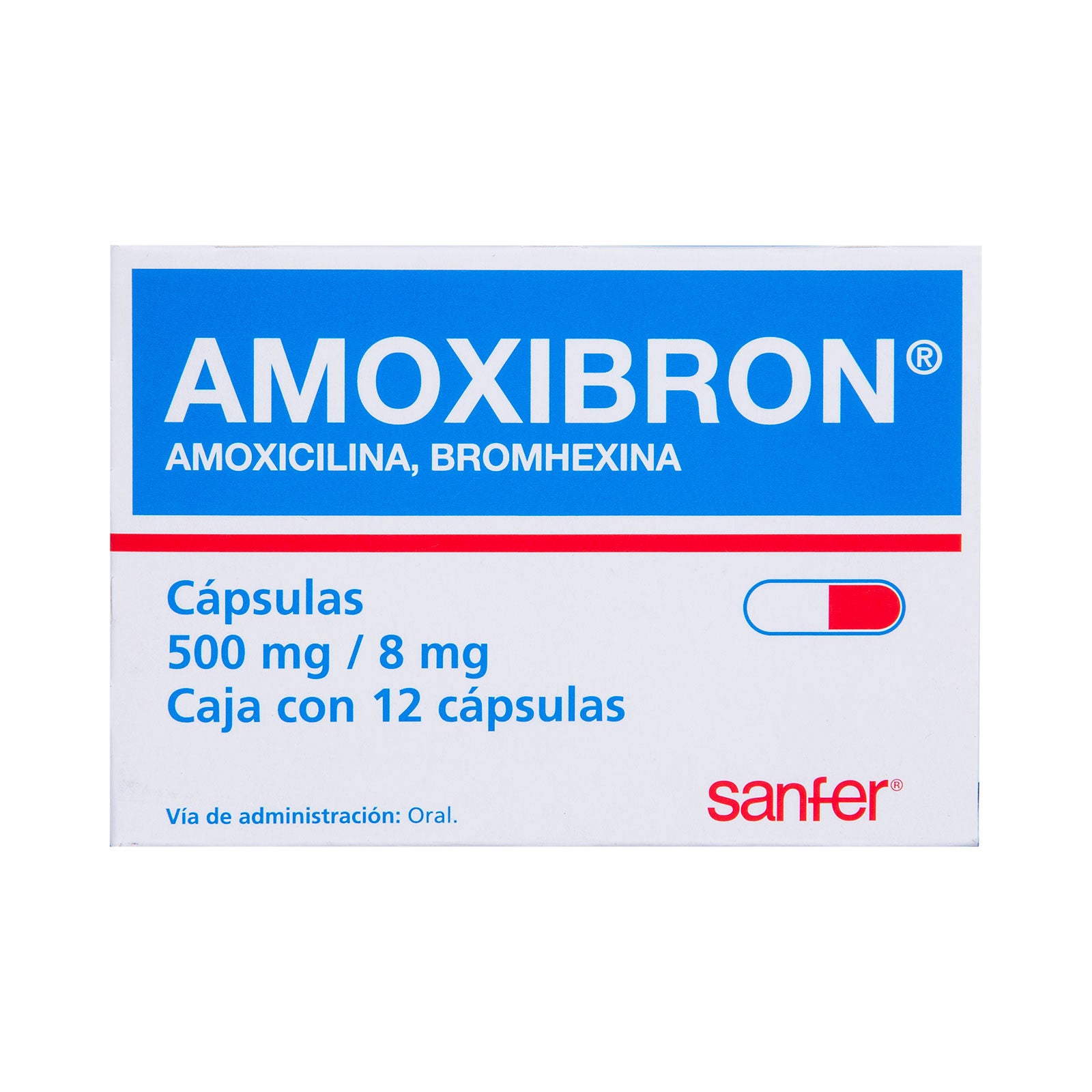 AMOXIBRON 500MG CAP C12