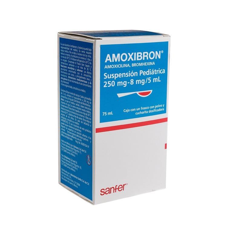 AMOXIBRON PED 250MG SUSP 75ML