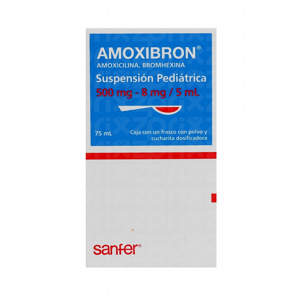 AMOXIBRON PED 500MG SUSP 75ML