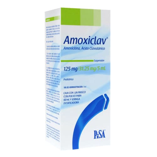 AMOXICLAV PED 125MG SUSP 60ML