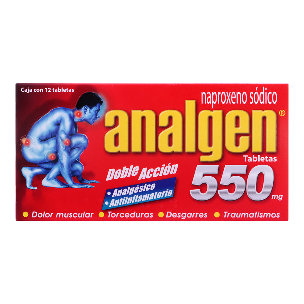 ANALGEN 12 TAB 550MG