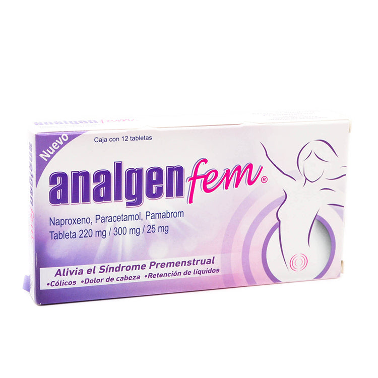 ANALGEN FEM 12 TAB 220/300/25MG