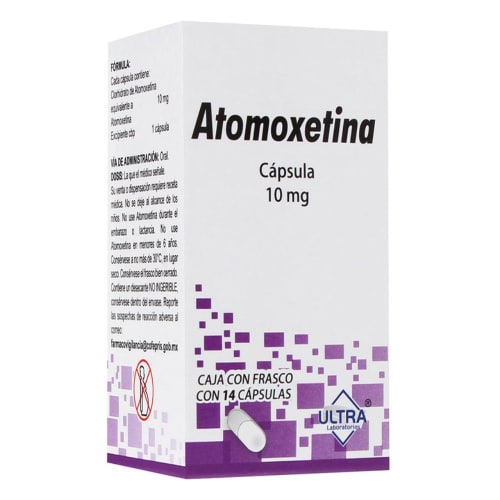 GE ATOMOXETINA ULTRA 10MG