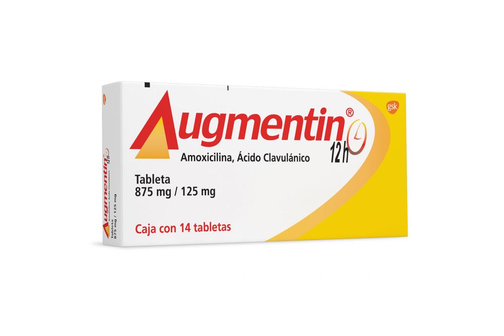 AUGMENTIN 12HR 14 TAB 875 125MG