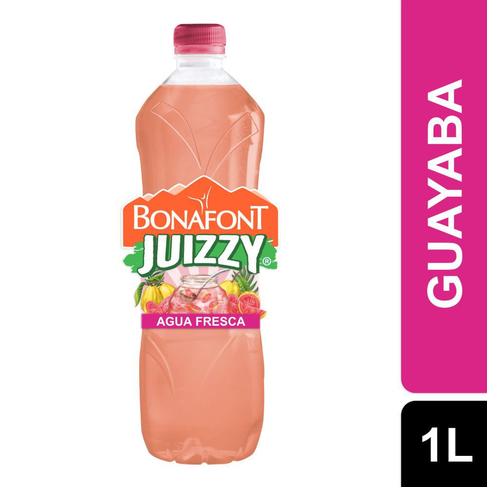 AGUA BONAFONT JUIZZY GUAYABA 1 L