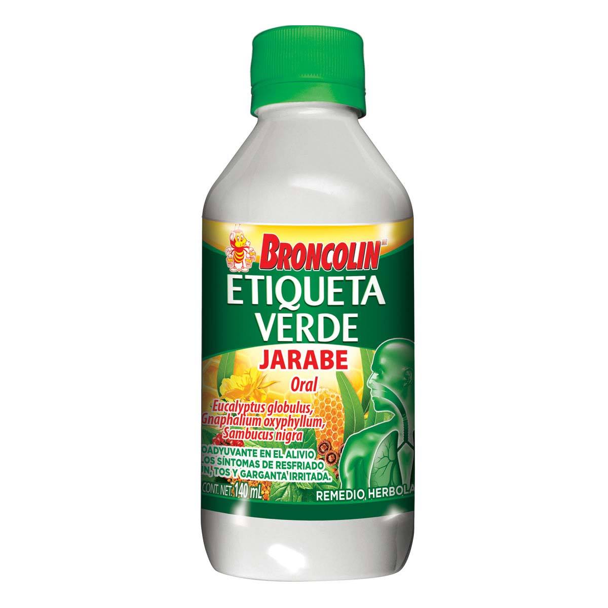 BRONCOLIN ETIQ VERDE 140 ML JBE