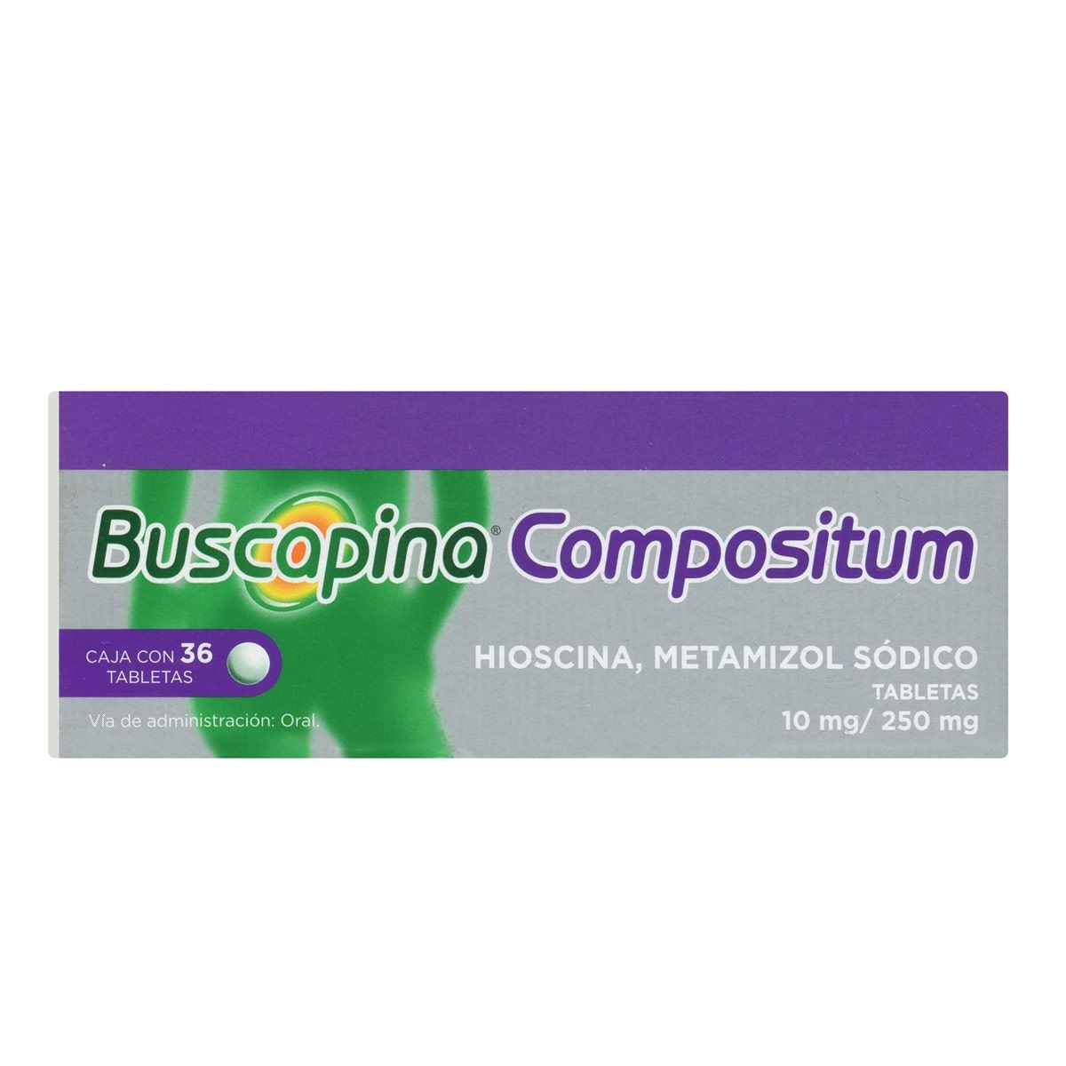 BUSCAPINA COMP 36 TAB 10/250MG