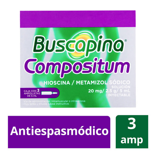 BUSCAPINA COMP 3 AMP 5ML