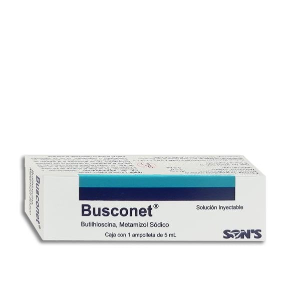 BUSCONET 1 SOL INY 5ML  SONS