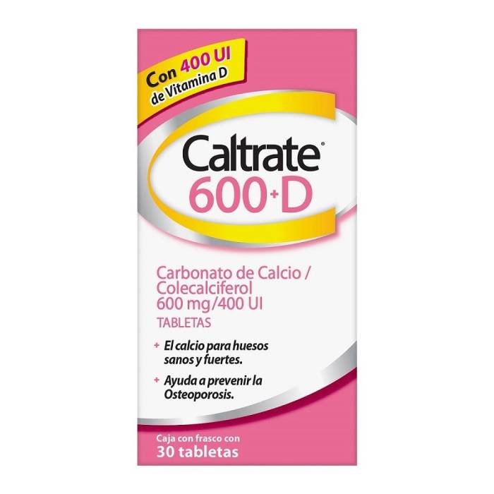 CALTRATE 600 D 30 TAB