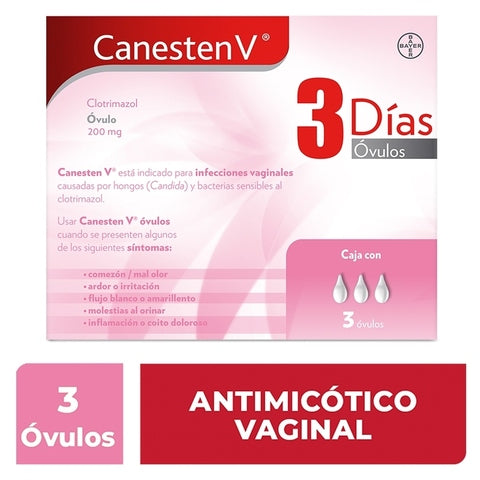 CANESTEN V 3 OV 200MG